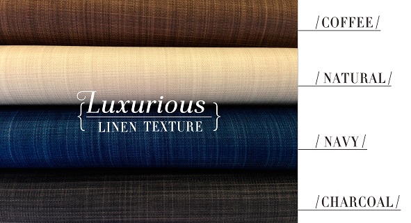 Luxurious Linen Textured Roller Blinds
